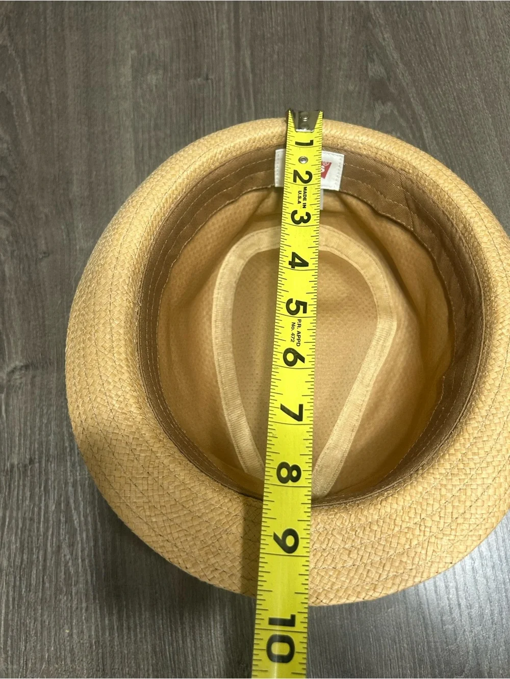 Levis Boys Classic Straw Fedora with Black Band Vacation Resort Dinner Hawaii